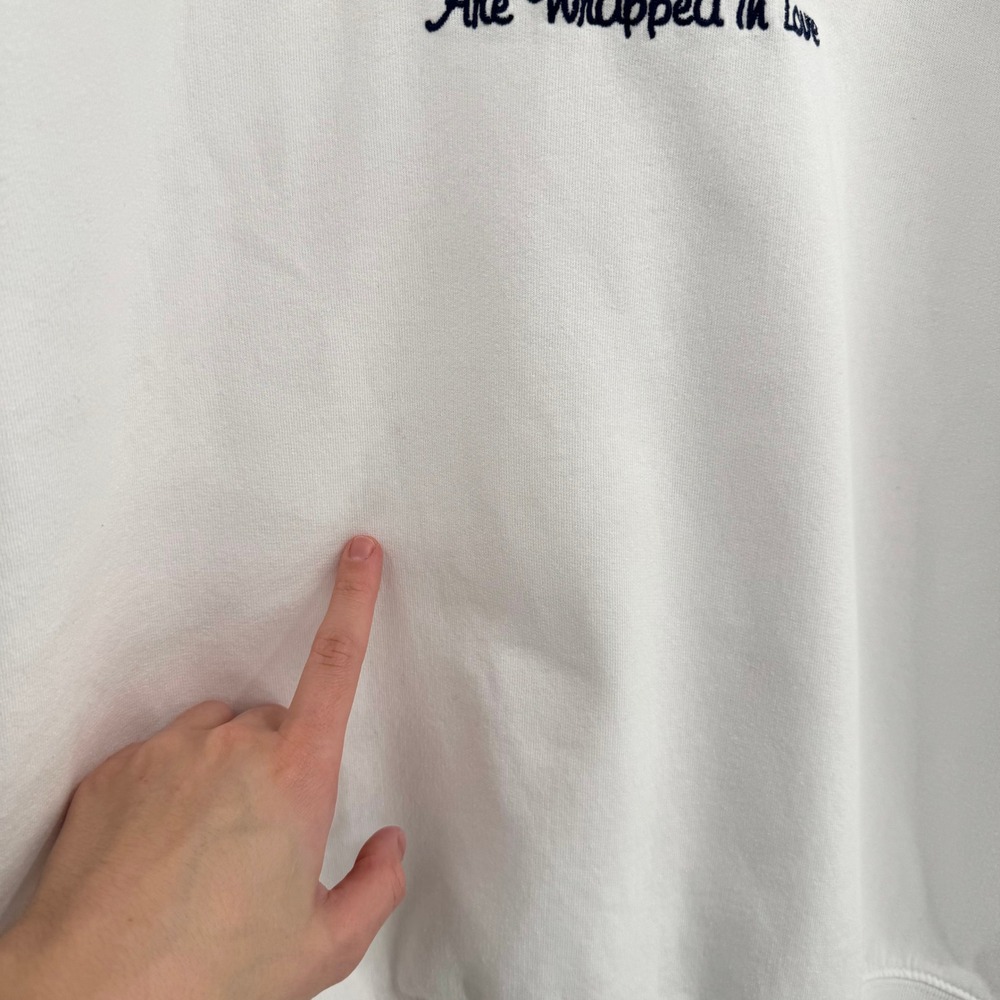 M&C Sportswear My Grandkids Are Wrapped in Love Bear‎ Sweatshirt White Large - Picture 5 of 14